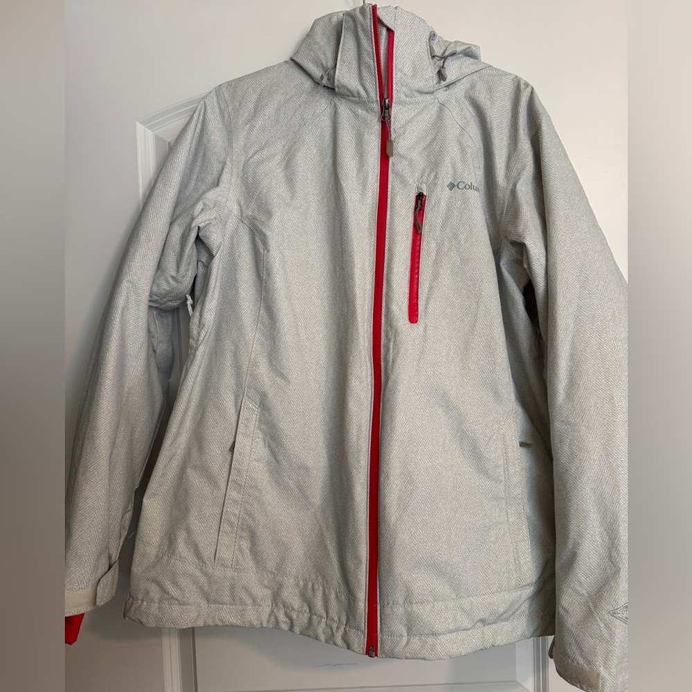 Columbia Omni-Heat Jacket with Red and Black Accents